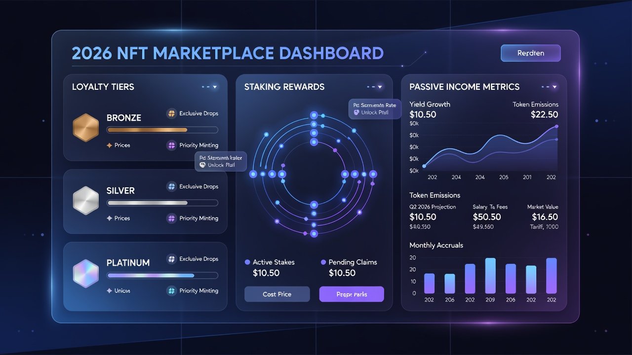 2026 NFT Loyalty Programs: Passive Rewards on Marketplaces