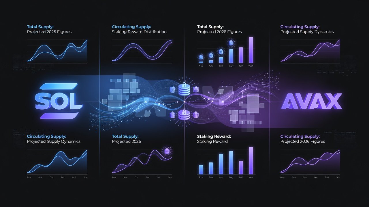 2026 SOL & AVAX Tokenomics: Inflation vs Staking Rewards Compared