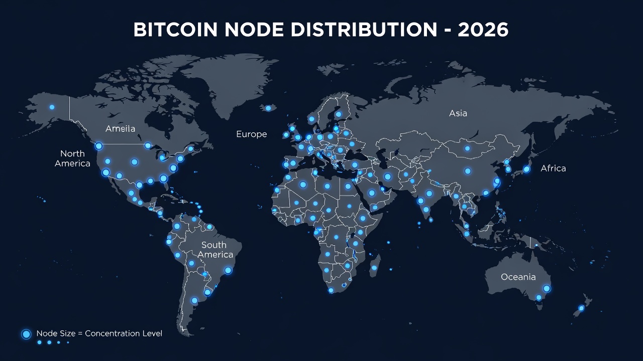 Bitcoin Node Distribution Analysis: 2026 Decentralization Guide