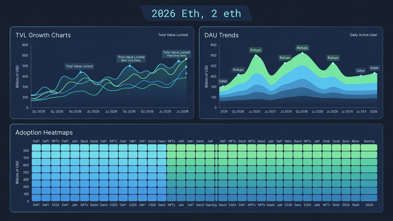 Ethereum L2 Ecosystem Metrics 2026: TVL & Adoption Trends