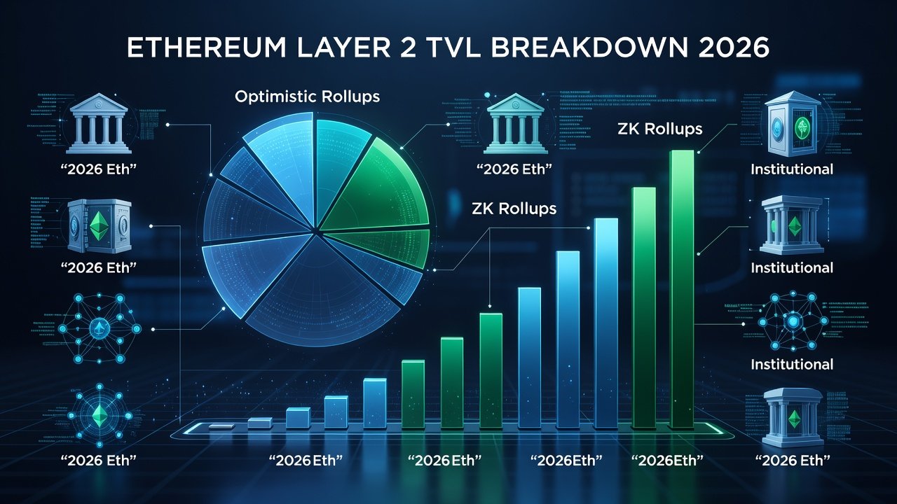 Ethereum L2 Metrics 2026: TVL Breakdown & TradFi Adoption