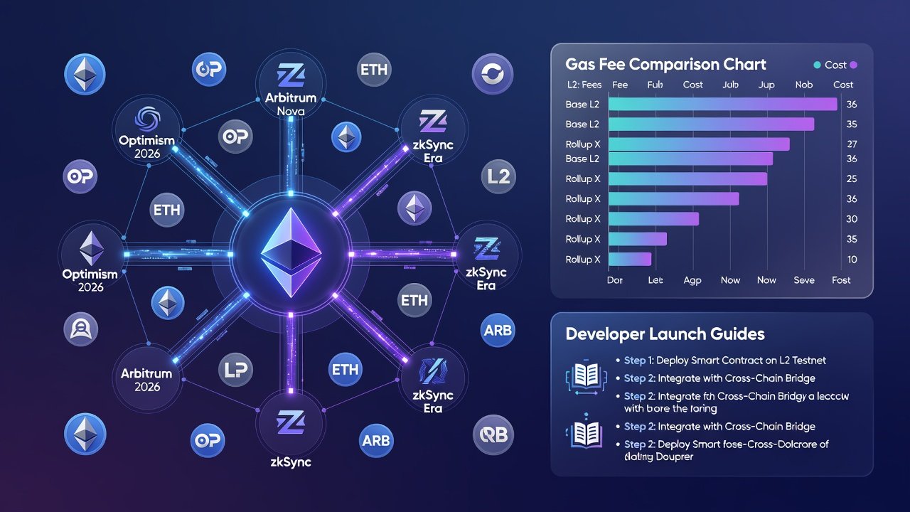 Ethereum L2 Token Standards 2026: Launch Guides & Gas Comparisons