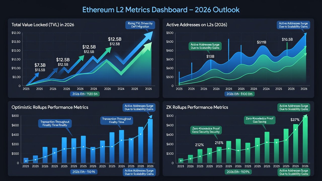 How to Analyze Ethereum L2 Metrics 2026: TVL & Adoption Guide