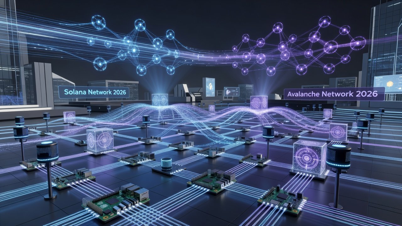 Solana & AVAX 2026: IoT Solutions on Layer 1 Altcoins